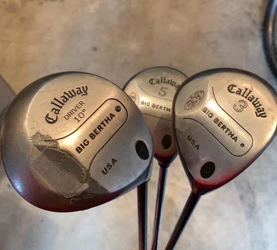 Callaway Big Bertha 1994 5,3 Wood And Driver Set