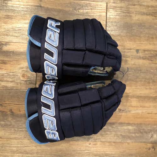 Bauer Pro Stock Team Custom Glove 4 Roll Size 14 Madison Capitols USHL