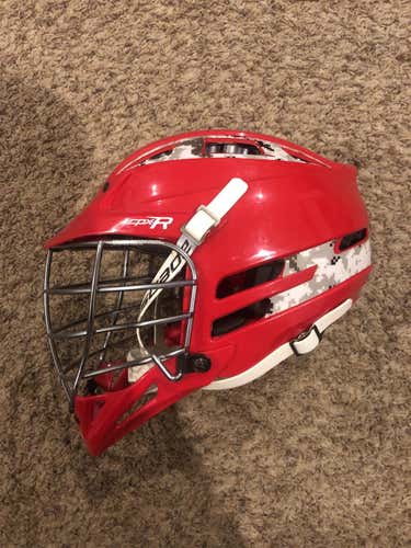 Red Cpx-r With new Chin Strap