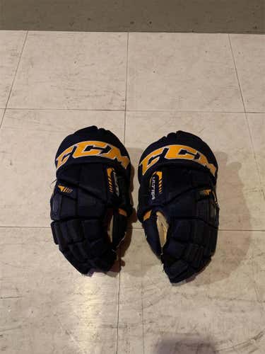 CCM Ultra Tacks Blue/gold Gloves ‘14