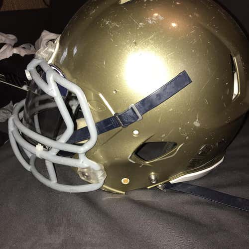 Notre Dame Gold Revo Speed w/ Oakley Visor And Navy Chin Strap