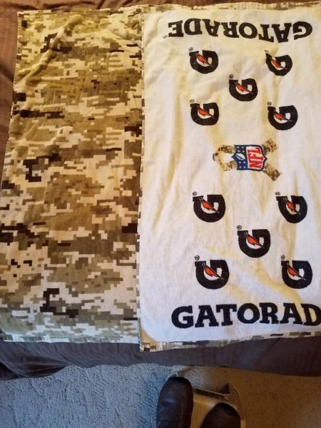 Gatorade (NFL) Military Appreciation Camo Bench Towel - NEW