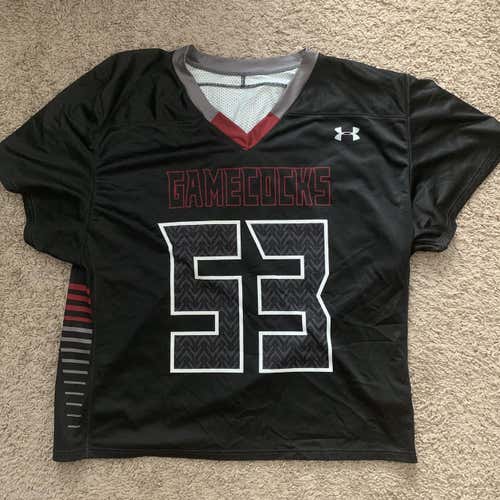[GAME WORN] South Carolina Lacrosse Black Game Jersey (2018) [XL]