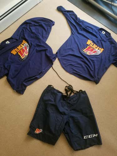 Jersey Wildcats practice jerseys and shell