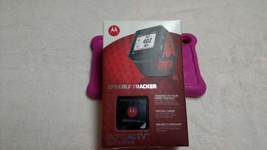 New Motorola MOTOACTV GPS Golf Tracker / Sports Watch