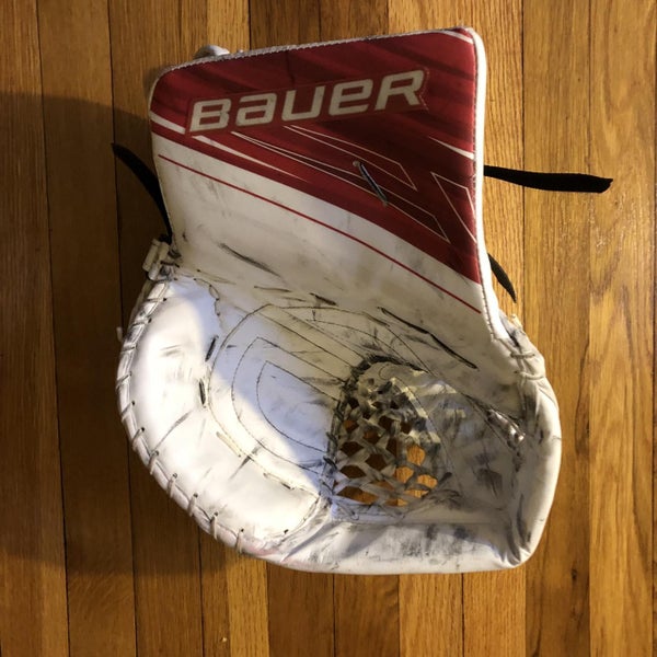 Bauer 1S Glove Reg Hand Used White/Red Used