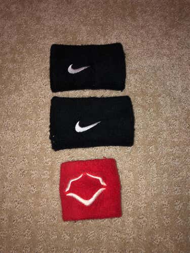 Nike and Evoshield Sweat Bands