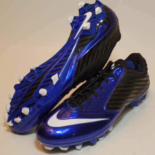 New Nike Vapor Speed Low Top (US Size 12.5) Black/Blue Football Cleats