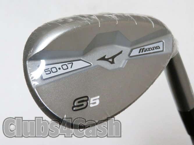 Mizuno S5 White Satin Wedge KBS Tour 120 Stiff 50.07 GAP 50*  NEW  #34868