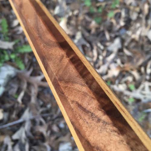 Walnut and Ash Wood Lacrosse Shaft