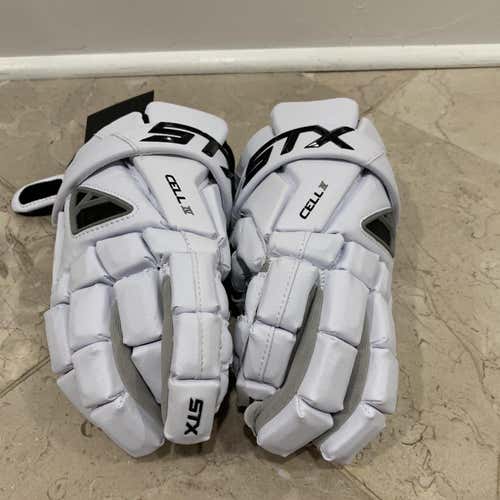 STX Cell IV Lacrosse Gloves Large 13” NWT