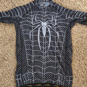 New Men's Bike Jersey, Large Spiderman