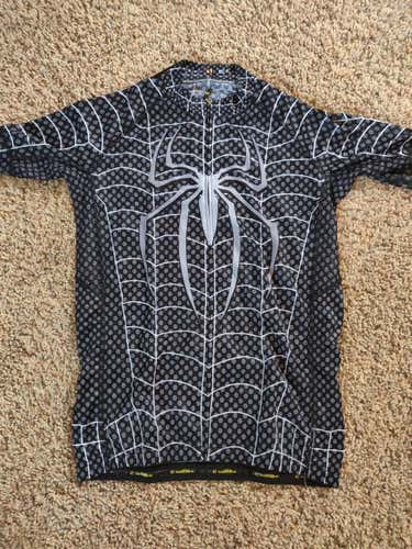 New Men's Bike Jersey, Large Spiderman