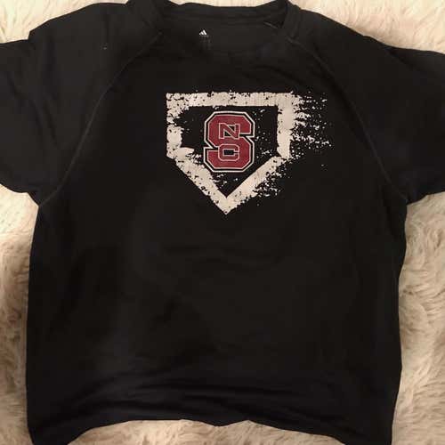 NC State Baseball Home Plate Tee
