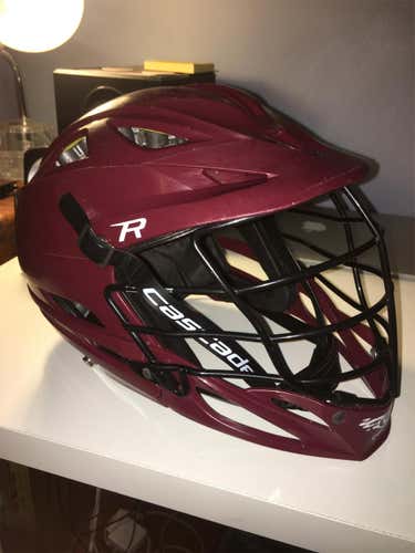 Used Cascade R Maroon With Black Face Mask