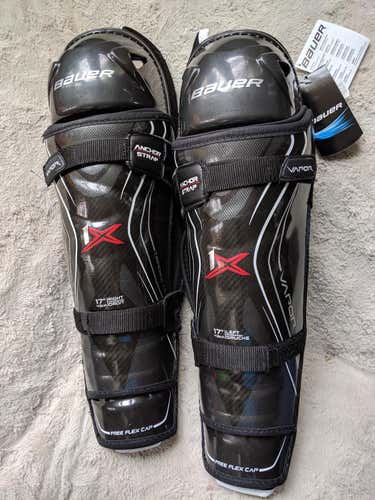 Bauer Vapor 1X Shin Guards - 17"