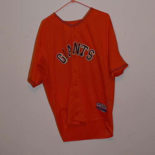 Baseball Jersey Buster Posey #28 Orange San Francisco Giants Mens Size 50