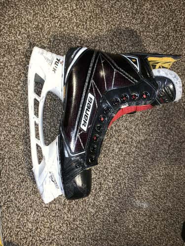 Bauer Supreme 1S - Custom Vapor Tongue - NO STEEL Hockey Skates Senior Pro Stock Size 8