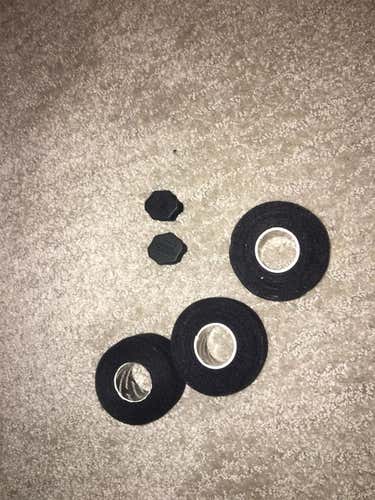 3 Black String king Roles Of Tape And 2 Butends