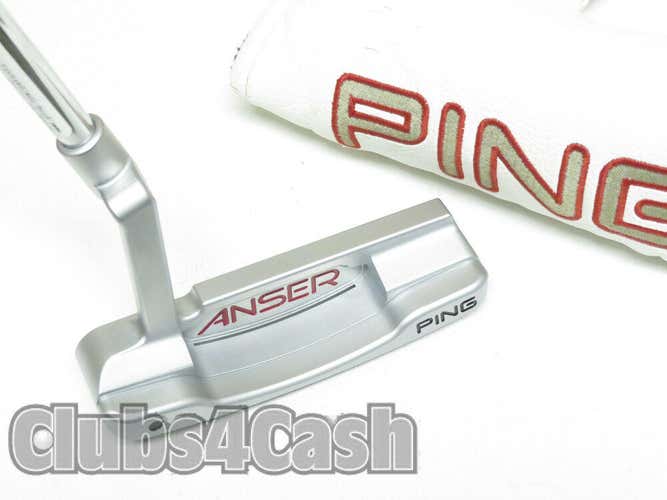 Ping Anser Milled Putter Black Dot Slight ARC 35" +Cover .. Near MINT  #34881