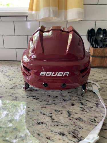 Maroon Bauer Helmet