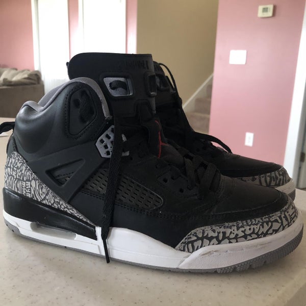 Jordan Spizike Black Cement Worn Twice
