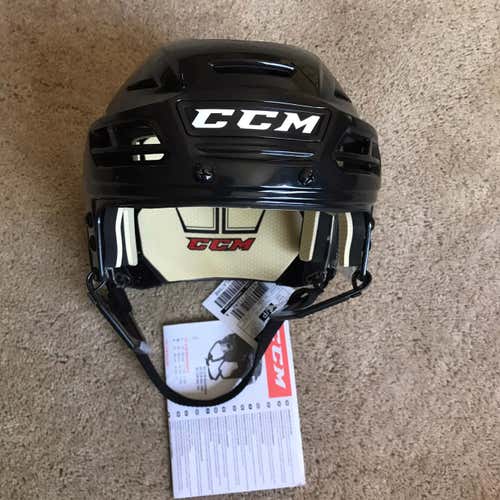 New Ccm Pro Stock Small Black Helmet