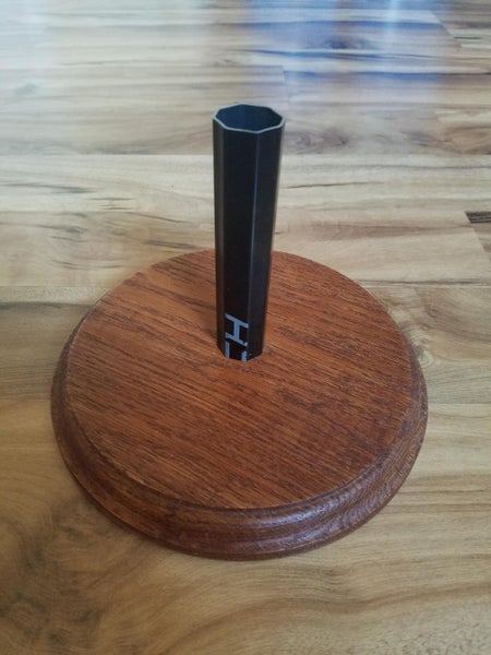 Handmade Oak Lacrosse Head Holder/Presentation Stand