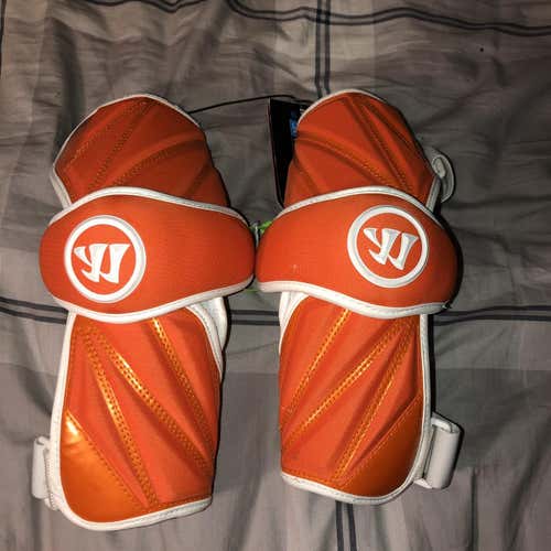 Warrior Arm Pads Size Large Orange