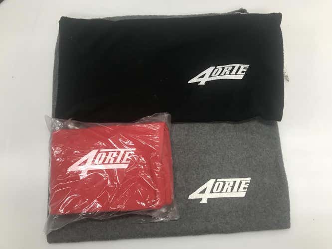 3 - 4orte Pro Stock Hockey Helmet Bags - Black, Grey and Red