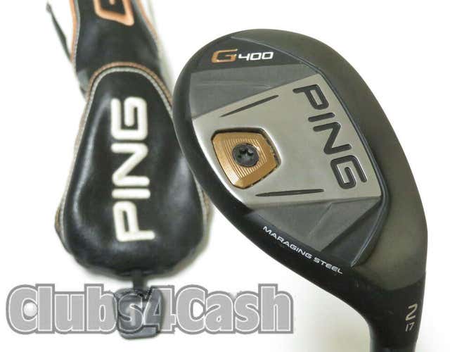 Ping G400 Hybrid 17* 2H TOUR 85 Stiff Flex +Cover  #34956