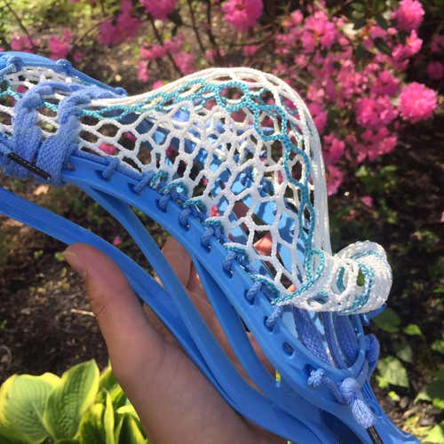 brand new mid pocket. strung with ecd semi soft mesh and ecd strings