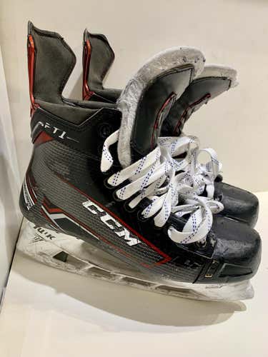 Used CCM JetSpeed FT1 Player Skates Senior Pro Stock Size 8.5
