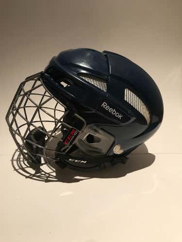 Used Reebok 11K Helmet with new cage
