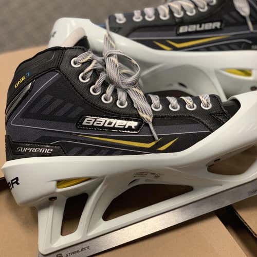 New Bauer Supreme One.7 Goalie Skates Senior Size 8.5