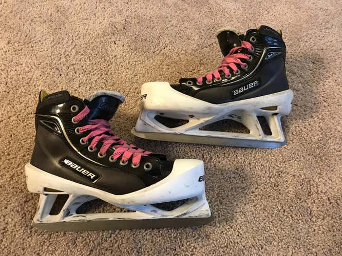 Bauer Supreme One100 Goalie Skates Senior Size 7.5