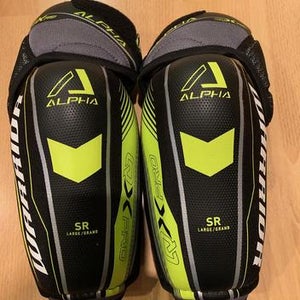 Warrior Alpha QX Pro Elbow Pads Senior