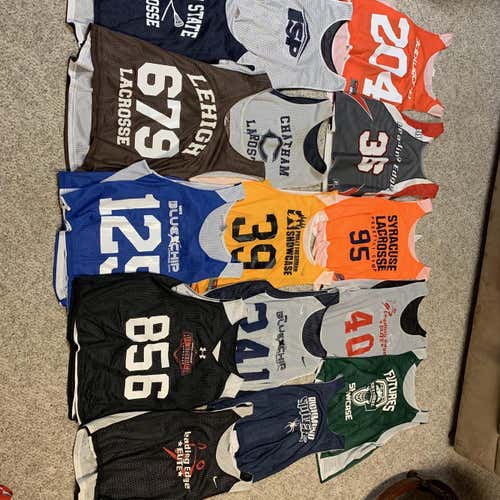 Various Pinnies $2 Each-Mix & Match-RICHMOND, SYRACUSE, HOPKINS, PENN STATE SOLD