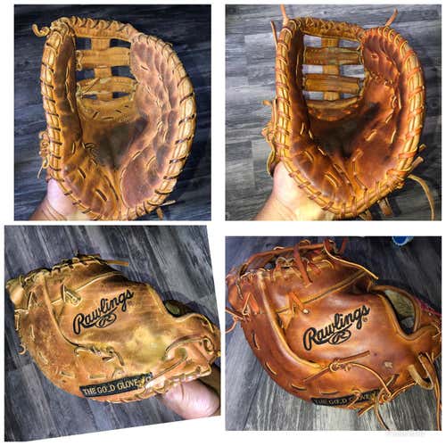 Relaced Rawlings PRODCT 13” Heart Of The Hide Tan First Base Mitt