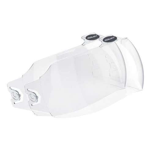 New Bauer Hockey HDO Deluxe Visor Cage Senior Clear - 2 pack