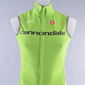 Castelli Cannondale Cycling Wind Vest Men's Small Green Bike