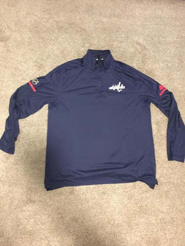 Washington Capitals Adidas 1/4" Zip Warmup