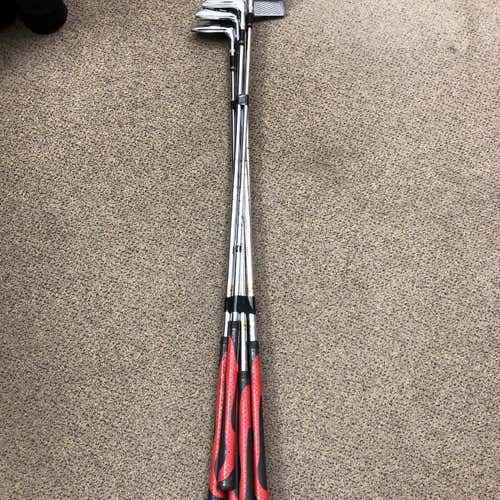 Set of Vintage Wilson Staff Dynapower Fluid Feel Irons with Newer Grips