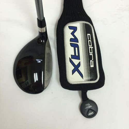 Cobra MAX 22° 4 Hybrid Offset w/ Head Cover Matrix White Tie X4 Lite Flex