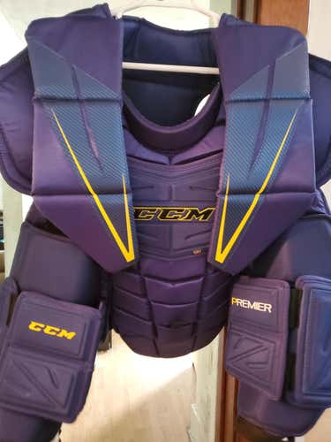 CCM Premier Pro return Goalie Chest and Arm Protector Goalie Chest Protector Senior Pro Stock
