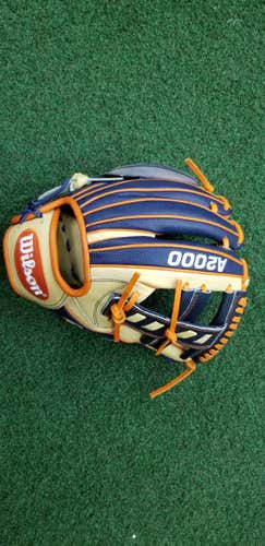 New Wilson A2000 Glove JA27GM Super Skin Navy/Orange/Blonde New with Tags