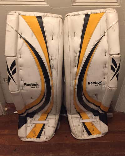 Reebok 9K Goalie Pads, 34+1