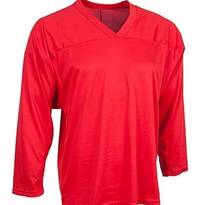 (9) CCM Red Light Weight Hockey Jersey Senior Small