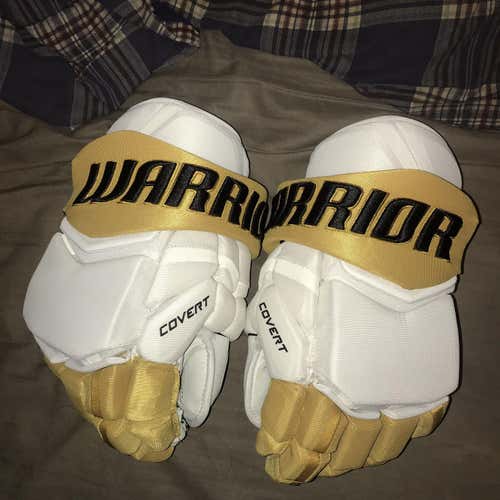 Warrior QRL Vegas Golden Knights Pro Stock Gloves 14” White