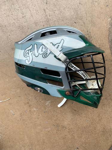 William Floyd Themed CPXR Helmet With Notre Dame Clover Chinstrap